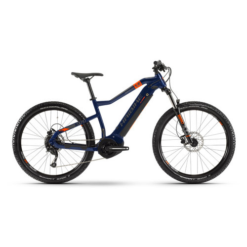 Электровелосипед Haibike SDURO HardSeven 1.5 i400Wh 9 s. Altus 27,5 рама XL голубой-оранжевый-титан 2020 фото №1