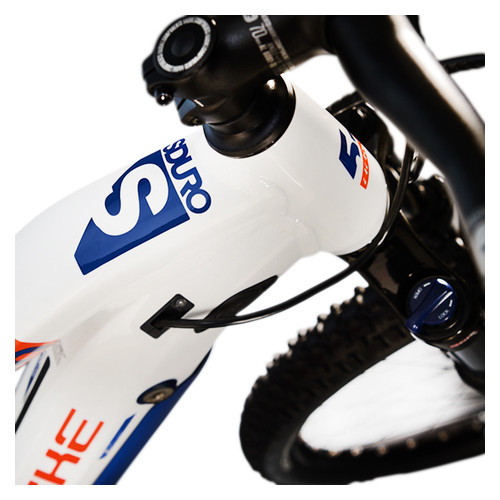 Электровелосипед Haibike Sduro HardNine 5.0 i500Wh 10 s. Deore 29 рама L бело-оранжево-синий 2020 фото №6