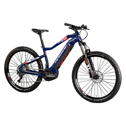 Электровелосипед Haibike Sduro HardSeven Life 5.0 i500Wh 10 s. Deore 27.5 рама S сине-красно-белый 2020 фото №2