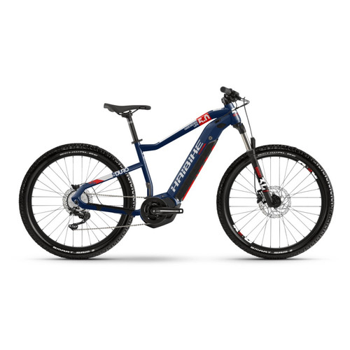 Электровелосипед Haibike Sduro HardSeven Life 5.0 i500Wh 10 s. Deore 27.5 рама S сине-красно-белый 2020 фото №1