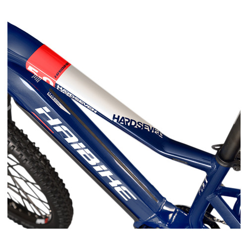 Электровелосипед Haibike Sduro HardSeven Life 5.0 i500Wh 10 s. Deore 27.5 рама S сине-красно-белый 2020 фото №4