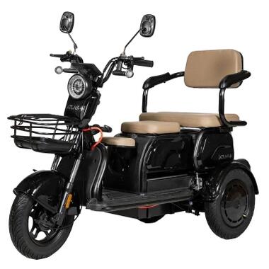 Электроскутер Atlas Elegant Trike 800W Black (4016) фото №1