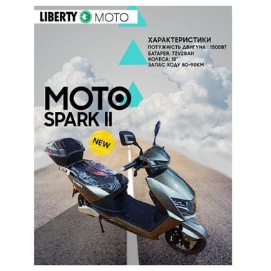 Электроскутер Liberty Moto Spark II New (Dark Grey) фото №2