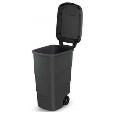 Бак для сміття WHEELER 110 л, чорний Prosperplast (5905197463292) фото №4