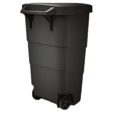 Бак для сміття WHEELER 110 л, чорний Prosperplast (5905197463292) фото №1
