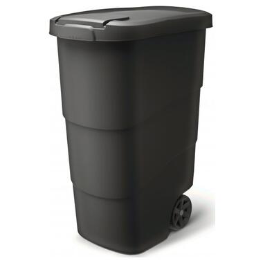 Бак для сміття WHEELER 110 л, чорний Prosperplast (5905197463292) фото №3