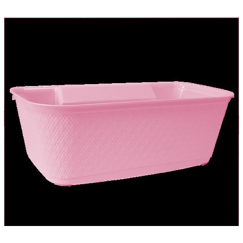 Смітник для кухні Irak Plastik навісний рожевий фото №1