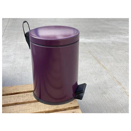 Відро для сміття з педаллю Mertinoks 5 л фіолетове 4501.1825S.101.05 violet фото №1