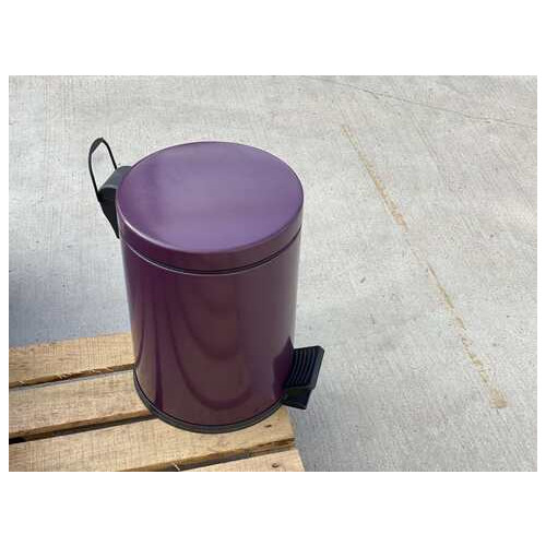 Відро для сміття з педаллю Mertinoks 5 л фіолетове 4501.1825S.101.05 violet фото №2