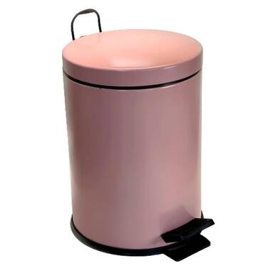 Відро для сміття Maxiflow 12 літрів з педаллю рожеве 4501.2028S.430.05 4501.2028S.430.05 фото №1