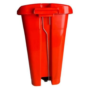 Відро для сміття Afacan 50 л з педаллю червоне SРК-50 104 фото №4
