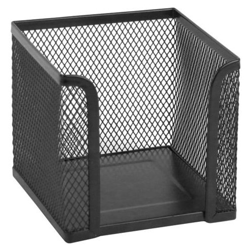 Підставка-куб для листів та паперів Axent 100х100x100мм, Wire mesh, Black (2112-01-A) фото №1