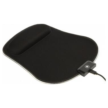 Коврик для мыши Maxxter MMP-LEDPAD-BK RGB Black (MMP-LEDPAD-BK) фото №3