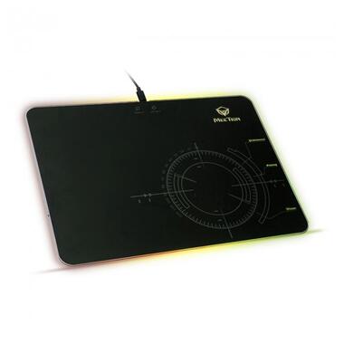 Килимок для миші MEETION Backlit Gaming Mouse Pad RGB MT-P010 чорний фото №2