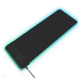 Килимок для миші з бездротовим зарядним пристроєм Choetech (T543-F) RGB Illuminated 15W Wireless Charging Mouse Pad фото №2