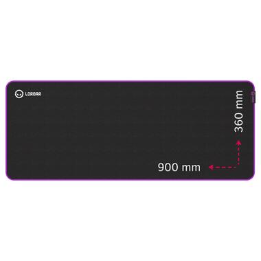 Килимок для мишки Lorgar Main 319 Black/Purple (LRG-GMP319) фото №1