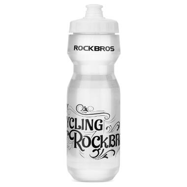 Велосипедная бутылка для воды ROCKBROS 700 мл без BPA и BPS Transparent фото №1