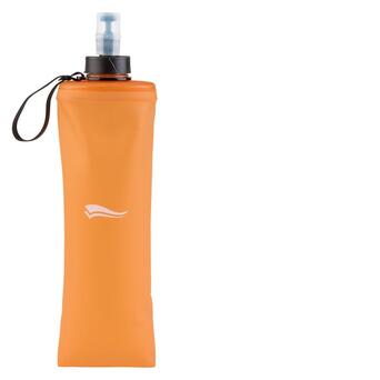Складана силіконова пляшка для води 0,5L Crivit помаранчева фото №1