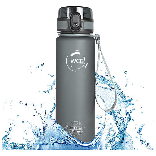 Пляшка для води WCG Grey 0.5 л фото №1