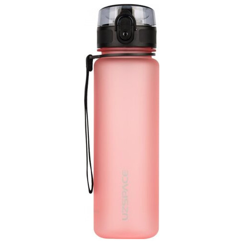 Пляшка для води UZspace Frosted 3026 500мл Коралово-рожевий (09520002) фото №1