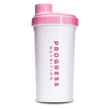 Шейкер Progress Nutrition Shaker 700 ml white/pink фото №1