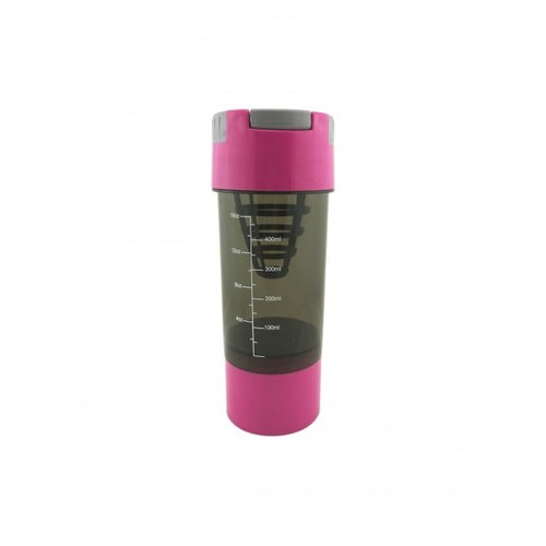 Спортивна пляшка з контейнером Bottle Sport Рожевий 500 мл (WZ303) фото №3