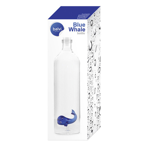 Пляшка Balvi Blue Whale із боросилікатного скла фото №2