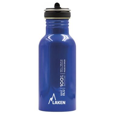 Пляшка для води LAKEN Basic Alu Bottle 0,6L Blue 0,6L (BAF60-A) фото №1