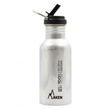Пляшка для води LAKEN Basic Alu Bottle 0,6L Metal 0,6L (BAF60) фото №1