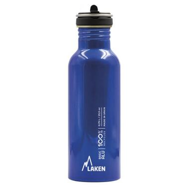Пляшка для води LAKEN Basic Alu Bottle 0,75L Blue 0,75L (BAF75-A) фото №1