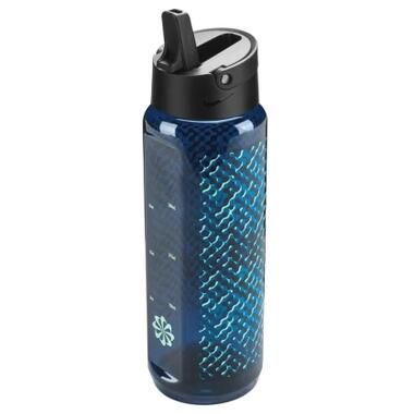 Бутылка для воды Nike TR RENEW RECHARGE STRAW BOTTLE 24 OZ N.100.7643.459.24 темно-синий 709 мл (887791805782) фото №3