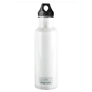 Фляга 360 Degrees Stainless Steel Bottle Silver 750 мл (STS 360SSB750ST)  фото №1