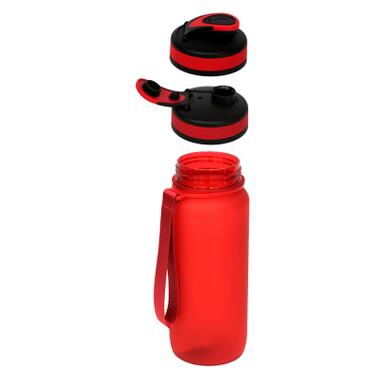 Бутылка для воды Line Art Flores 650 мл красный (60014218LA-02) фото №4