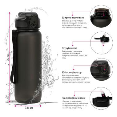 Бутылка для воды Line Art Grassa 800 мл черный (60014318LA-01) фото №7