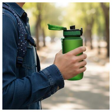 Бутылка для воды Line Art La Plata 600 мл зеленый (60014118LA-04) фото №6