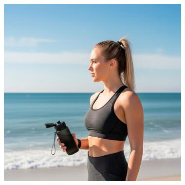 Бутылка для воды Line Art La Plata 600 мл черный (60014118LA-01) фото №6