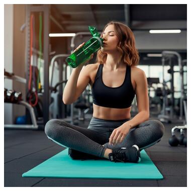 Бутылка для воды Line Art Rosario 700 мл зеленый (60013918LA-04) фото №6