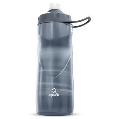 Бутылка для воды AQUAFIT Cycling Bicycle 590 мл Grey Swirl фото №1