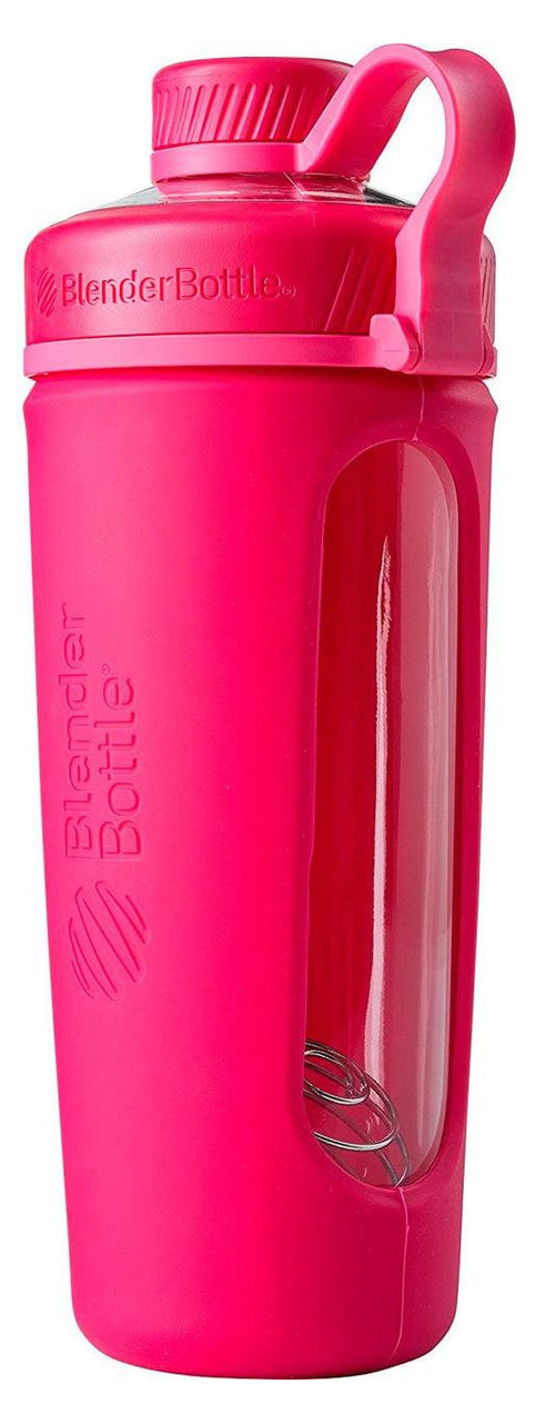 Спортивная бутылка-шейкер BlenderBottle Radian Glass 28oz/820ml Pink (ORIGINAL) фото №2