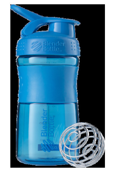 Спортивная бутылка-шейкер BlenderBottle SportMixer 590ml Cyan (ORIGINAL) (VZ55SM 20oz Cyan) Blender Bottle фото №3