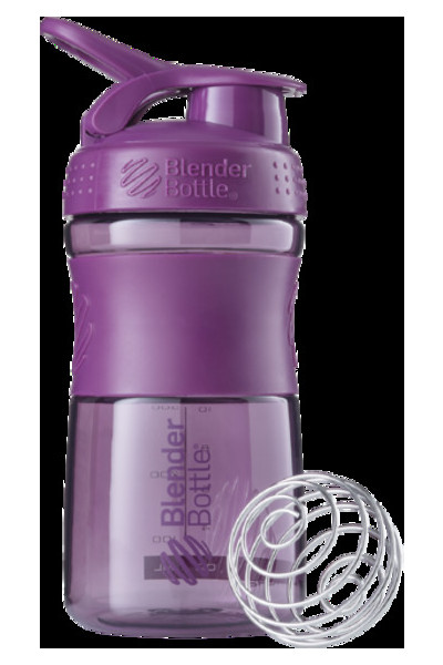 Спортивна пляшка-шейкер BlenderBottle SportMixer 590ml Plum (ORIGINAL) (VZ55SM 20oz Plum) Blender Bottle фото №1