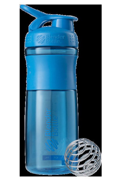 Спортивная бутылка-шейкер BlenderBottle SportMixer 820ml Cyan (ORIGINAL) (VZ55SM 28oz Cyan) Blender Bottle фото №4
