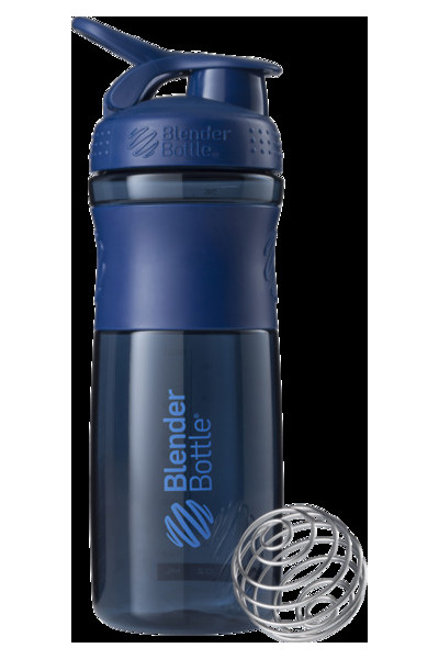 Спортивная бутылка-шейкер BlenderBottle SportMixer 820ml Navy (ORIGINAL) (VZ55SM 28oz Navy) Blender Bottle фото №4