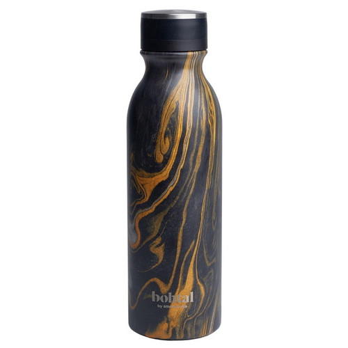 Шейкер Smartshake Bohtal Insulated Flask Black Marble 600 мл фото №1