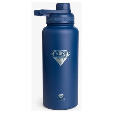 Бутылка для воды Smartshake Bohtal Insulated Sports Bottle 960 ml/32 oz Blue Superman (11292501)  фото №1