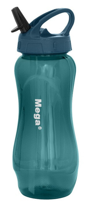Пляшка спортивна Mega пластикова 0.65 л Blue (0717040678020_blue) фото №2