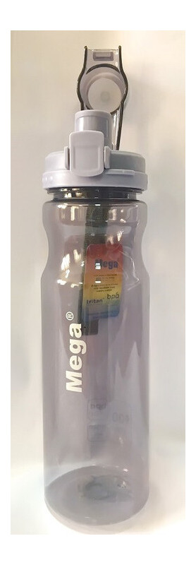 Пляшка для води Mega Tritan 0,9 л Фіолетова (0717040678037V) фото №1