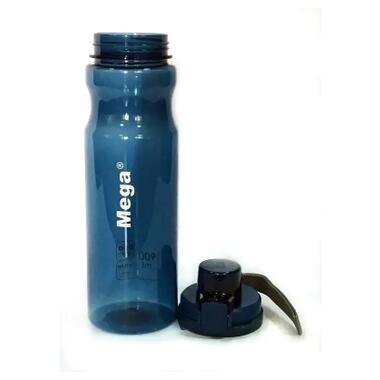 Пляшка для води Mega Tritan 0.9 л Blue (0717040678037BLUE) фото №1