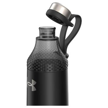 Пляшка для води з нержавіючої сталі Under Armour Infinity 650ml Satin Black фото №5