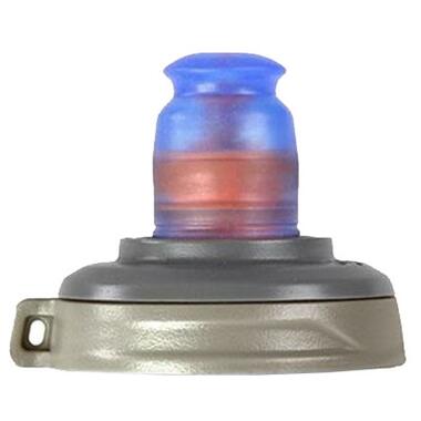 Кришка-поїлка з загубником для гнучких фляг SOURCE Adapter + Helix for soft flask Black/Blue 			 (2504103500) фото №1